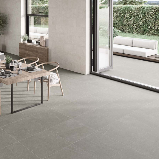 Pavimento Porcelánico Bellevue Grey 60X60 Rectificado