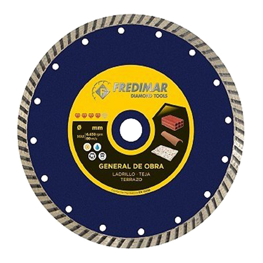 Disco porcelánico 115mm Turbo Sport Azul