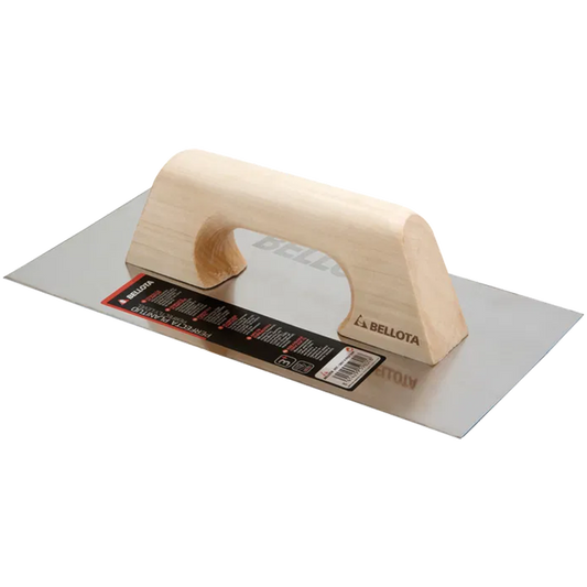 Llana recta 30x19cm con mango de madera Bellota