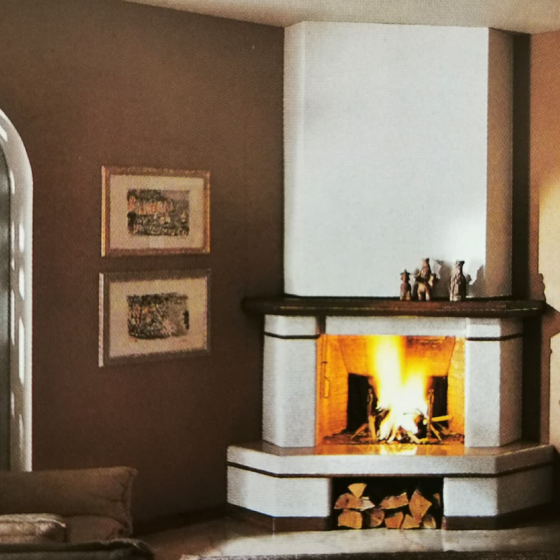 OUTLET Chimenea Verona Piedra Marrón