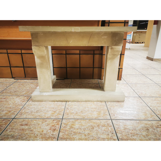 OUTLET Chimenea fonda de piedra vinaixa con hogar Preter