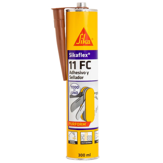 Sellador Masilla Multiusos Sikaflex 11FC Marrón