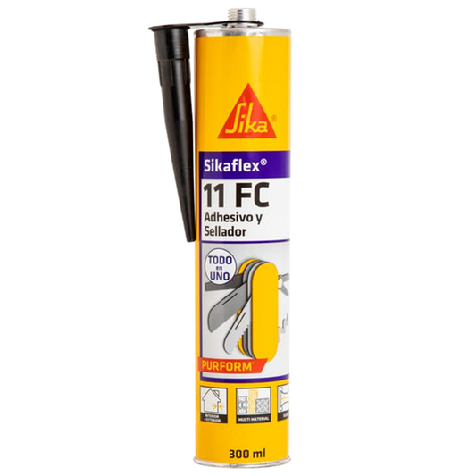 Sellador Masilla Multiusos Sikaflex 11FC Negro