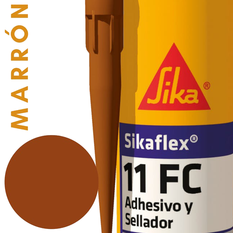 Sellador Masilla Multiusos Sikaflex 11FC Marrón