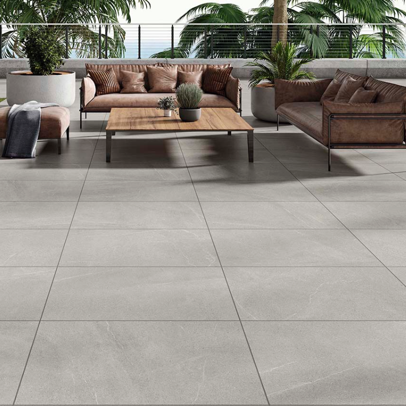 Pavimento Porcelánico Bellevue Grey 60X60 Rectificado