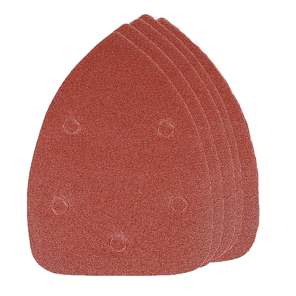 Pack 5 Hojas de lija triangulares para Lijadora Werku