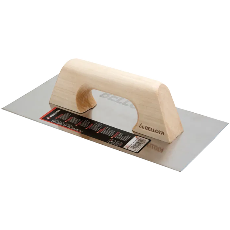 Llana recta 30x19cm con mango de madera Bellota