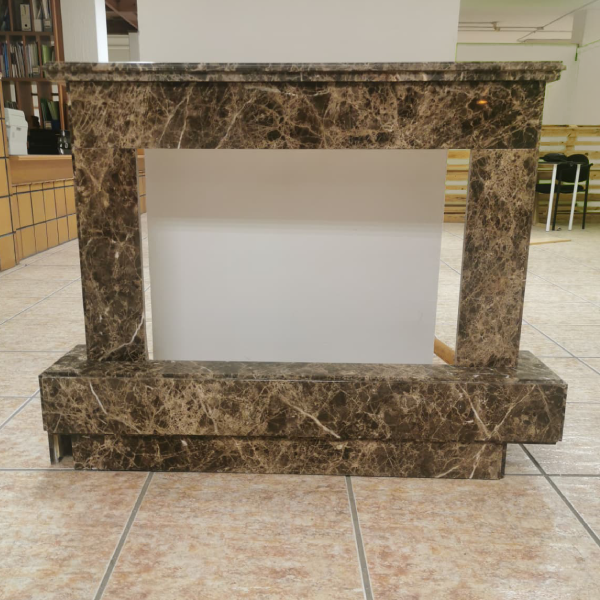 OUTLET Chimenea de mármol emperador con hogar Preter