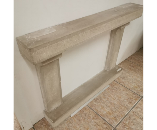 OUTLET Chimenea de piedra vinaixa con hogar Preter