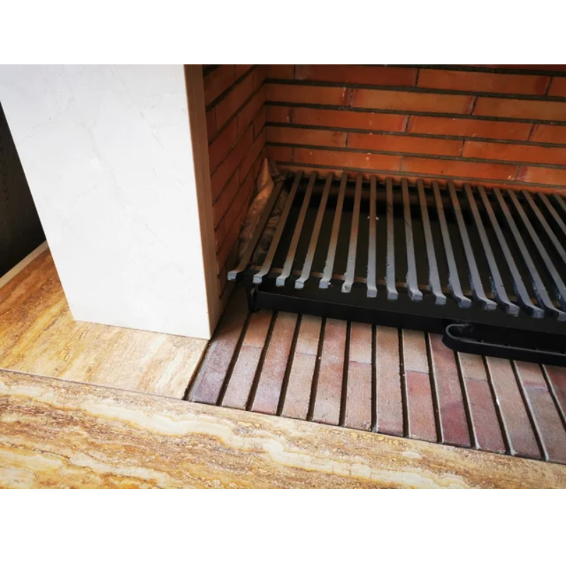 OUTLET Chimenea mármol moderna - beige/blanco Palazzetti