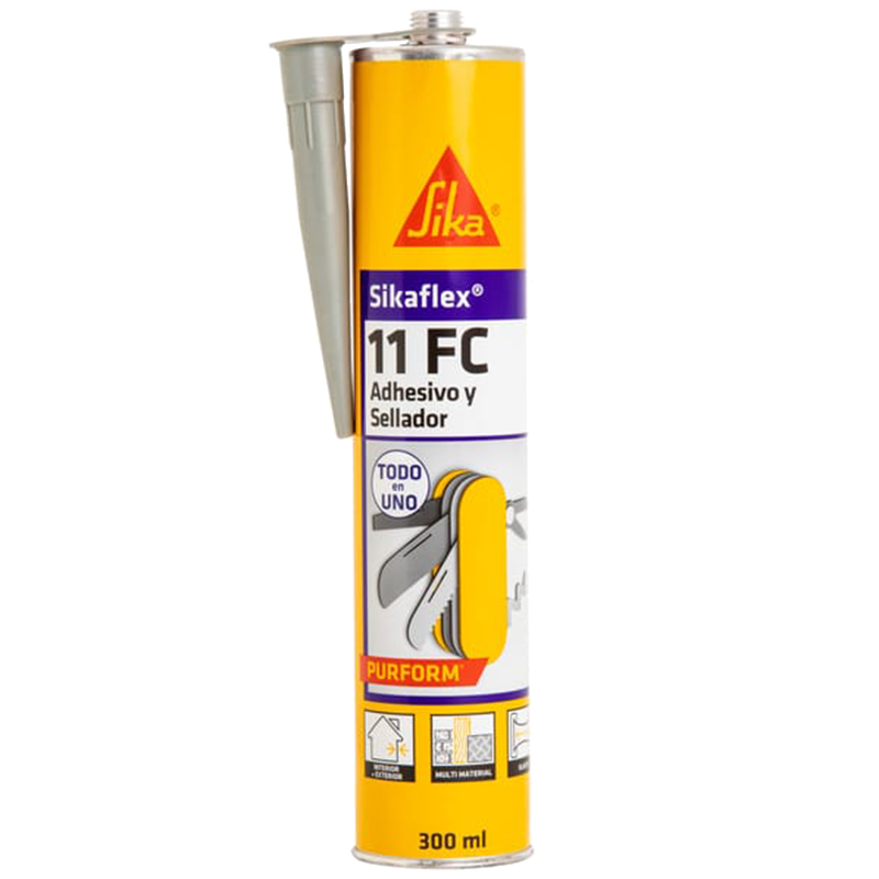 Sellador Masilla Multiusos Sikaflex 11FC Gris