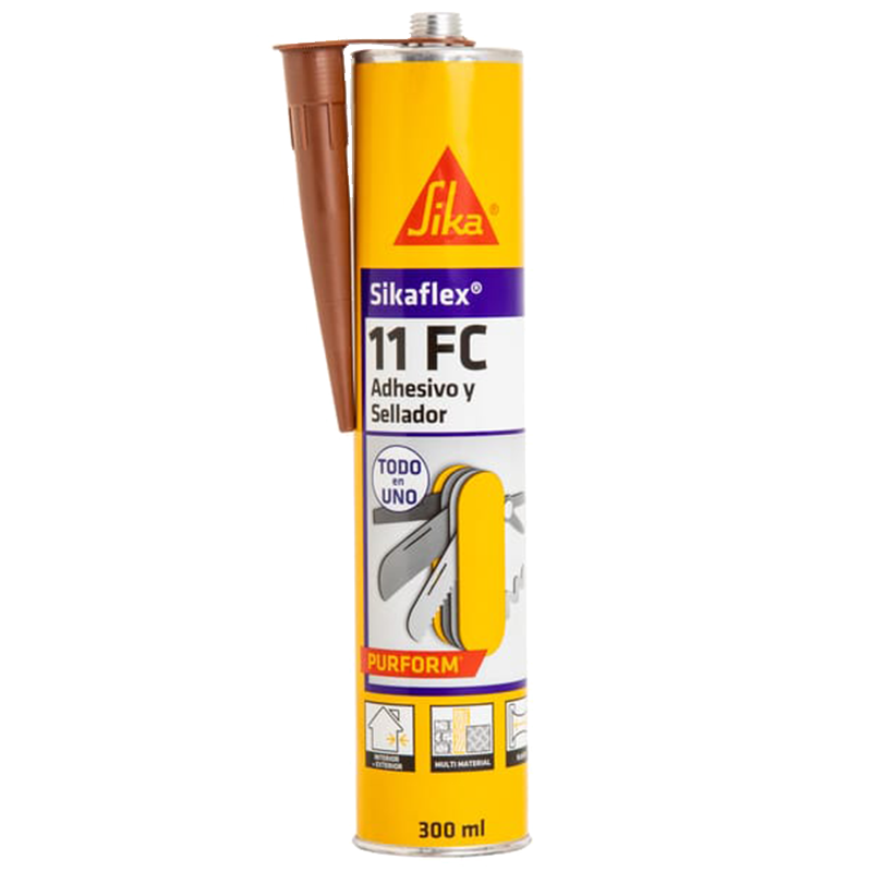 Sellador Masilla Multiusos Sikaflex 11FC Marrón