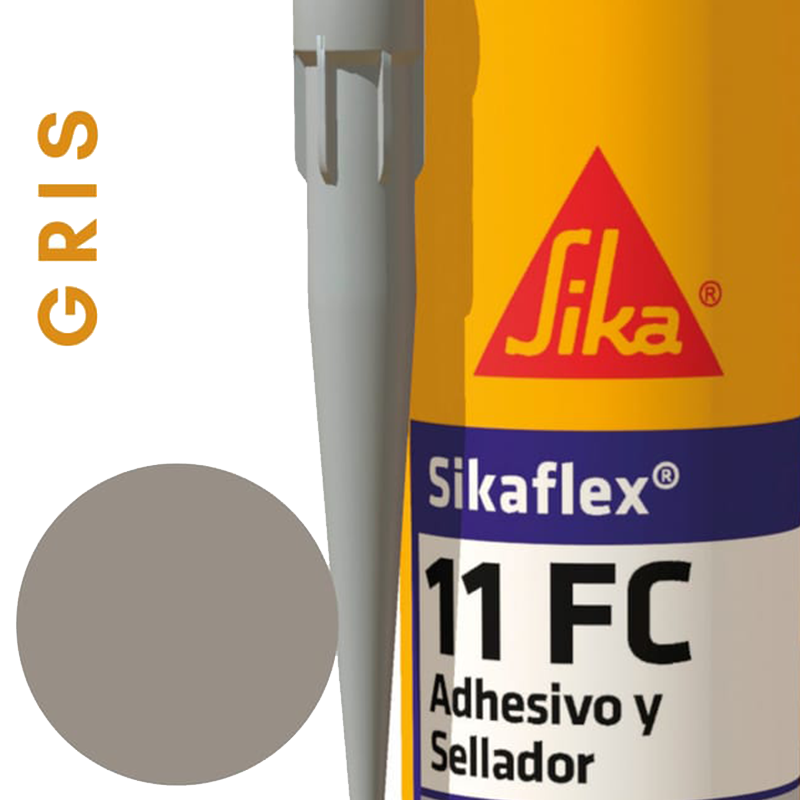 Sellador Masilla Multiusos Sikaflex 11FC Gris