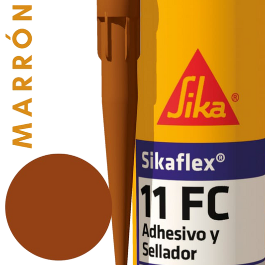 Sellador Masilla Multiusos Sikaflex 11FC Marrón