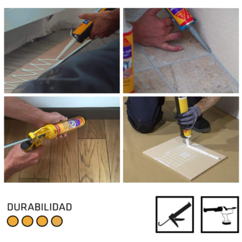 Sellador Masilla Multiusos Sikaflex 11FC Marrón