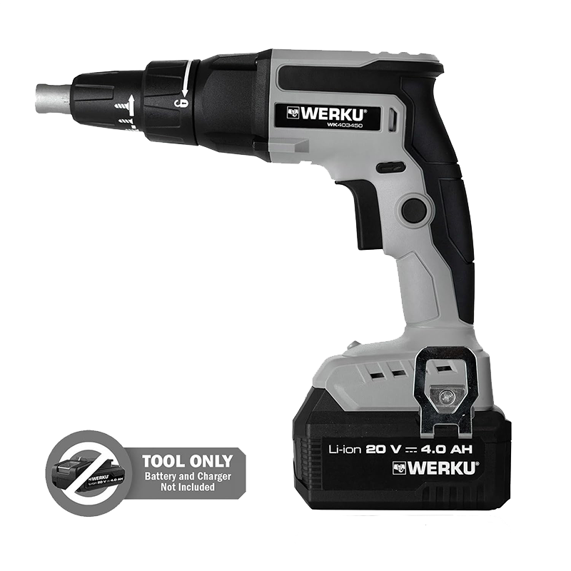 Atornillador inalámbrico de Pladur- Placas Yeso Werku WK403450 (no incluye batería ni cargador)