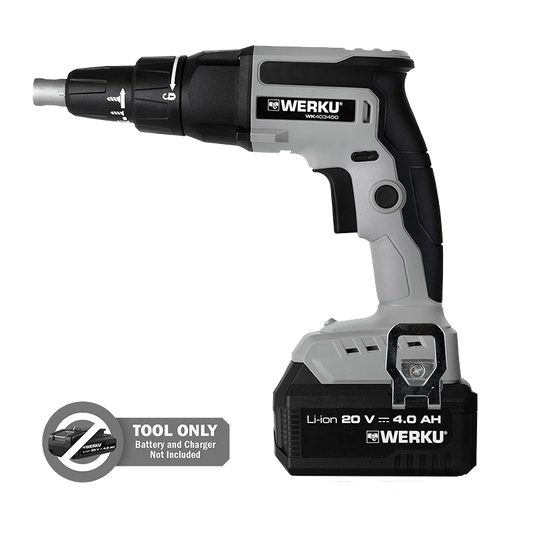 Atornillador inalámbrico de Pladur- Placas Yeso Werku WK403450 (no incluye batería ni cargador)