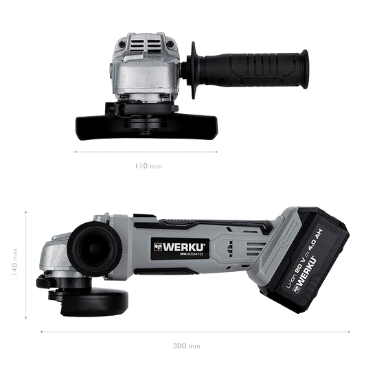 Amoladora Inalámbrica Werku WK403410 (no Incluye Batería y Cargador)